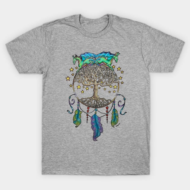 Dragon Dreams T-Shirt by Delight's Fantasy Art